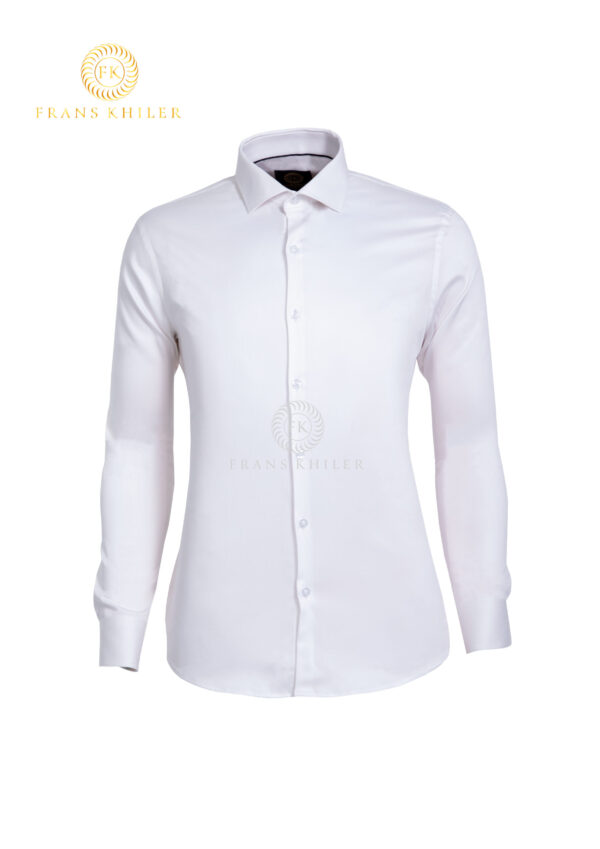 Camisa blanca manga larga