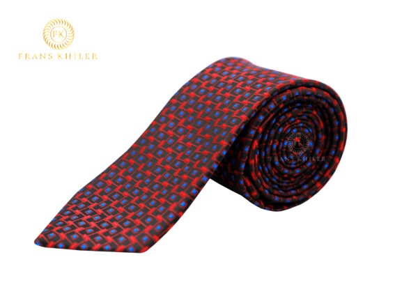 Corbata roja con diseños rojos ejecutivo