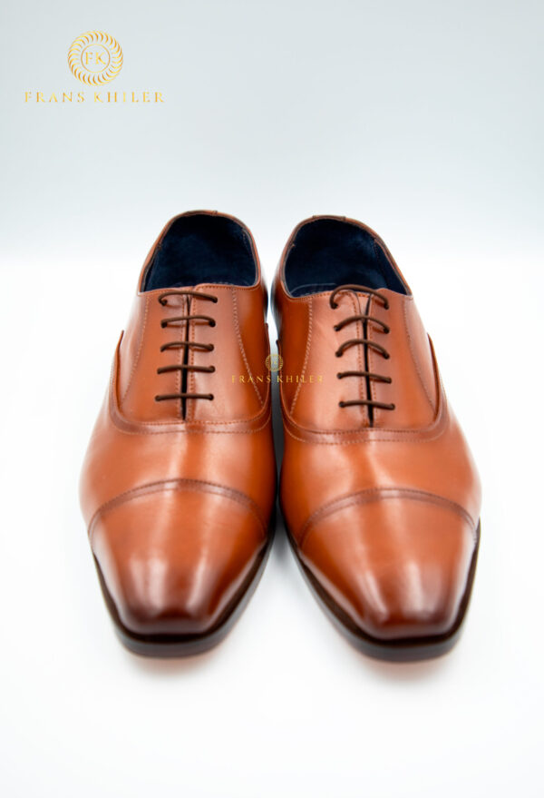 Zapatos Oxford color cobre